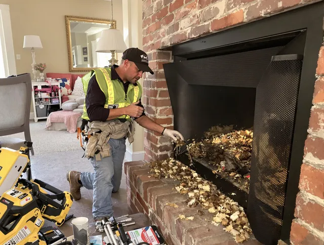 Safe screening installation by East Windsor Chimney Sweep in East Windsor, CT