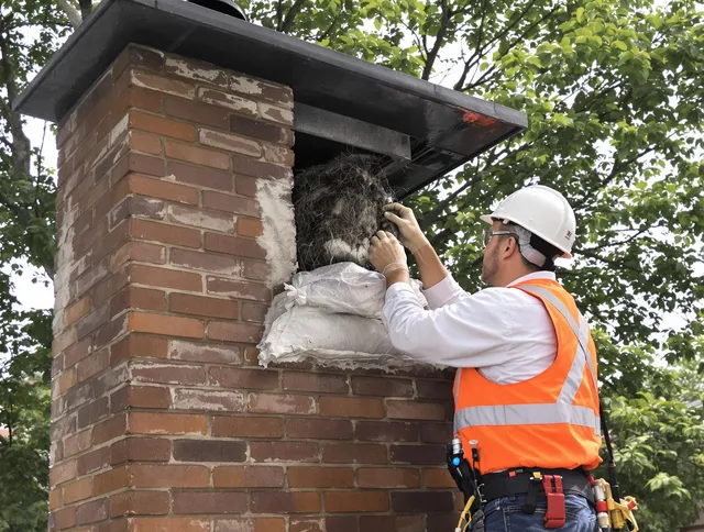 Humane removal of debris and animals by East Windsor Chimney Sweep in East Windsor, CT