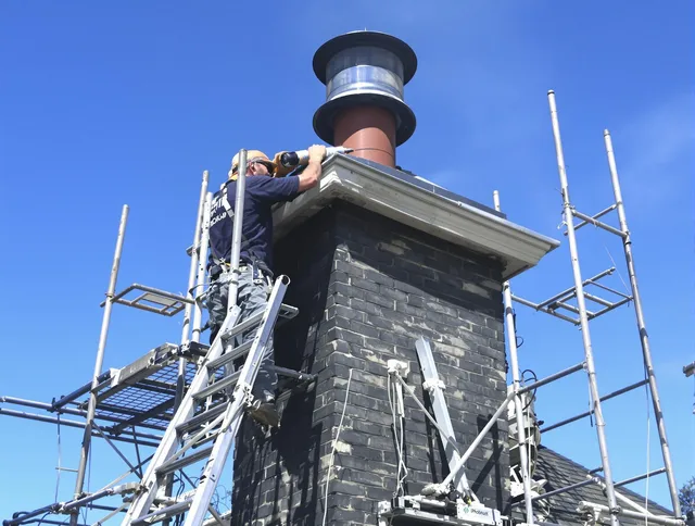 Sturdy chimney crown finished by East Windsor Chimney Sweep in East Windsor, CT
