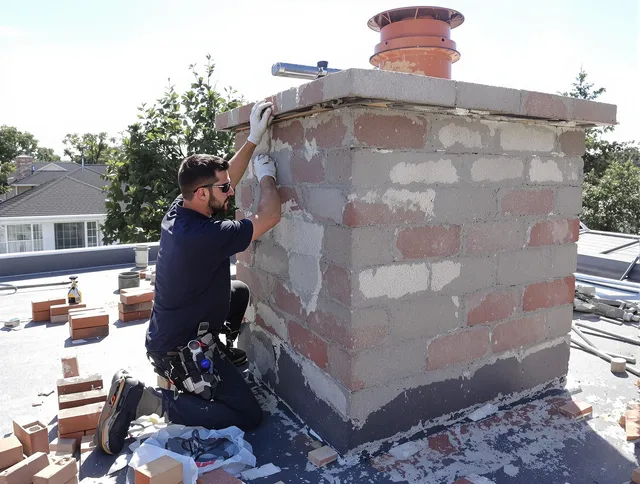 Advanced chimney repair process by East Windsor Chimney Sweep in East Windsor, CT