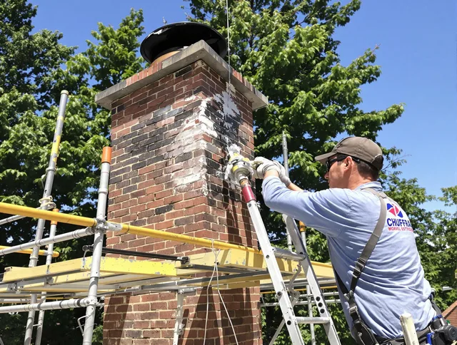 Structural chimney repair by East Windsor Chimney Sweep in East Windsor, CT