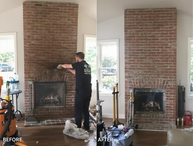 Finished chimney sweeping service by East Windsor Chimney Sweep in East Windsor, CT