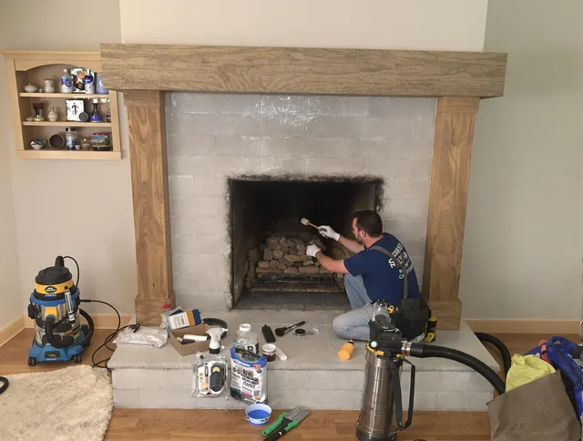 Detailed creosote removal process by East Windsor Chimney Sweep in East Windsor, CT